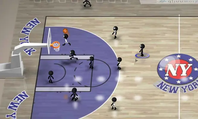 Stickman Basketball android App screenshot 0